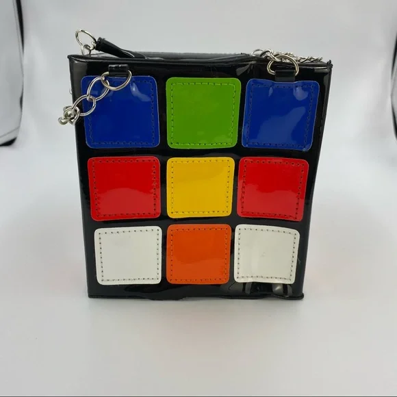 80’s Style Rubix Cube Hand Bag - Picture 6 of 13